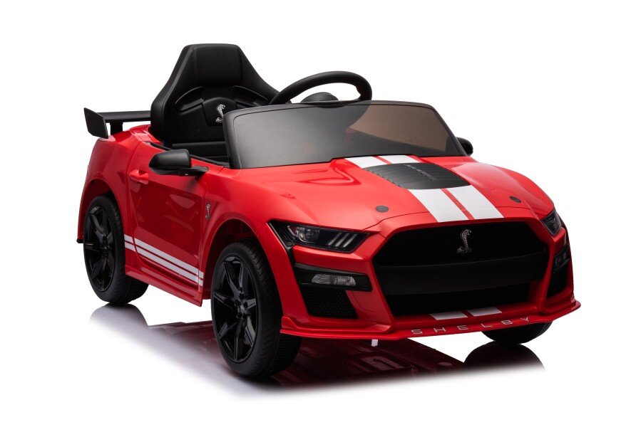 Elektriskā sporta automašīna bērniem Ford Mustang GT500 Shelby Red