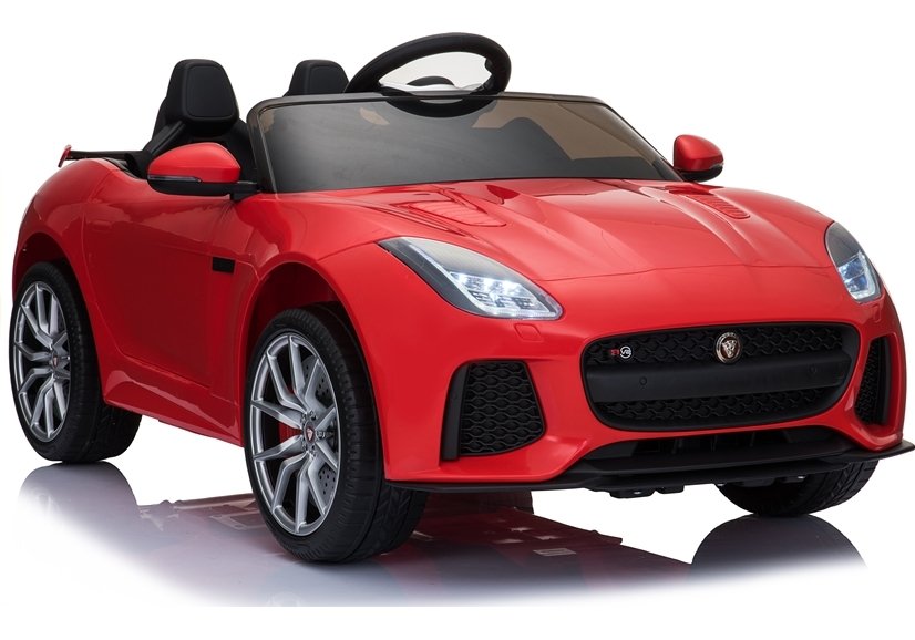 Elektriskā sporta automašīna bērniem Jaguar F-Type Red Painting