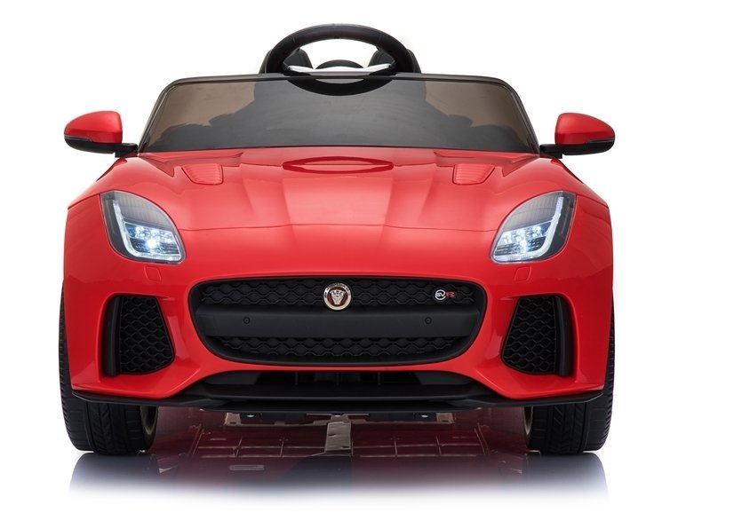 Elektriskā sporta automašīna bērniem Jaguar F-Type Red Painting