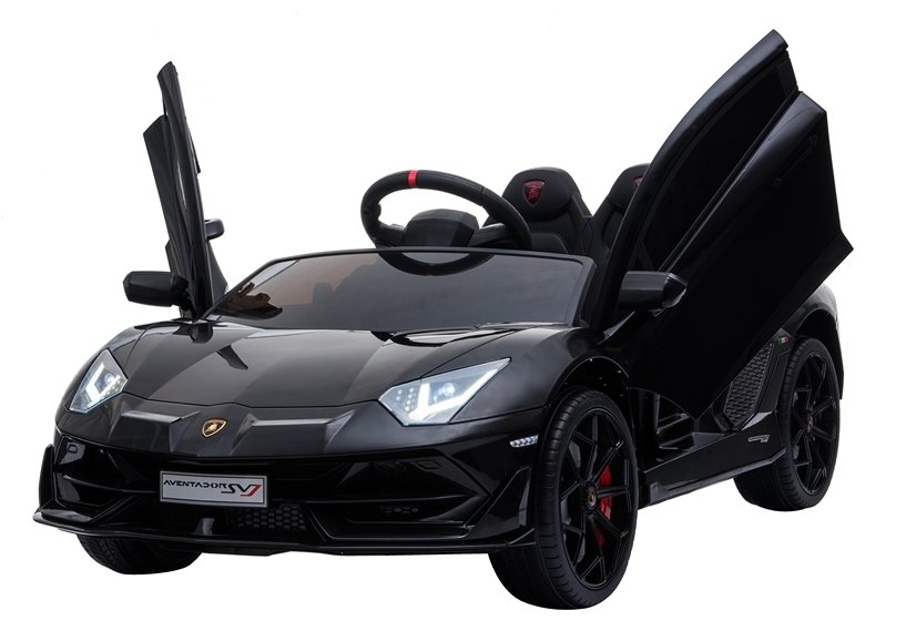 Elektriskā sporta automašīna bērniem Lamborghini Aventador Black