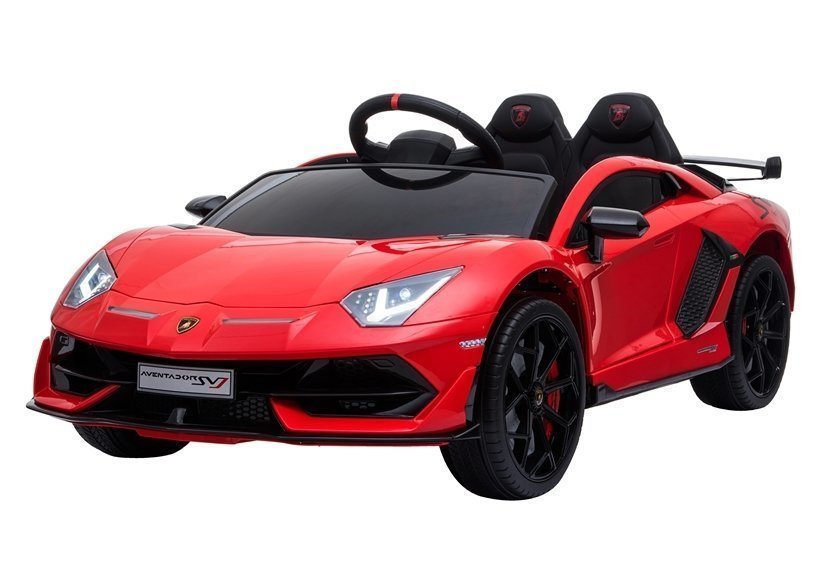 Elektriskā sporta automašīna bērniem Lamborghini Aventador Red