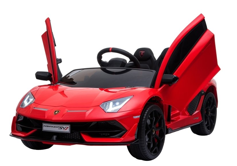 Elektriskā sporta automašīna bērniem Lamborghini Aventador Red