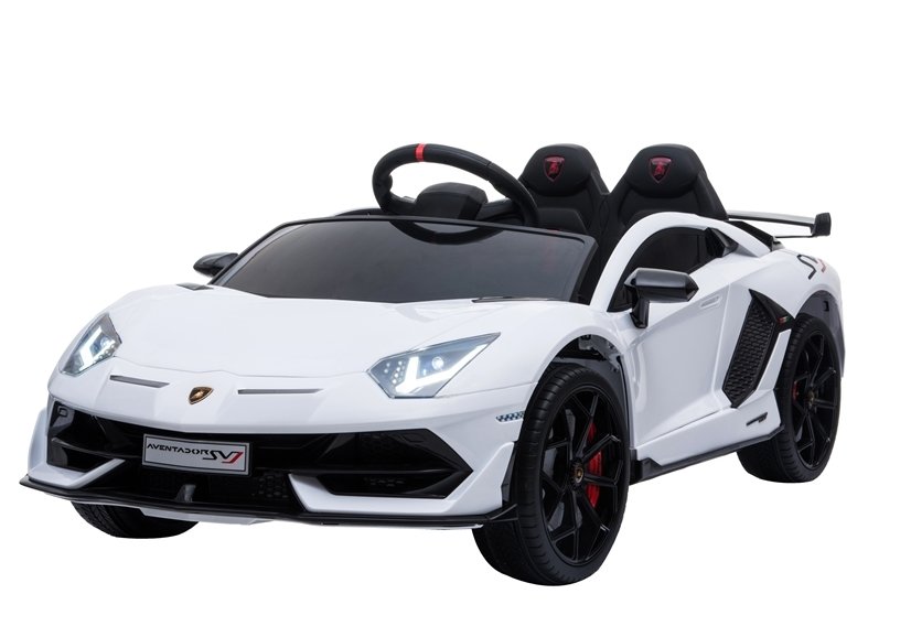 Электрический спортивный автомобиль для детей Lamborghini Aventador White