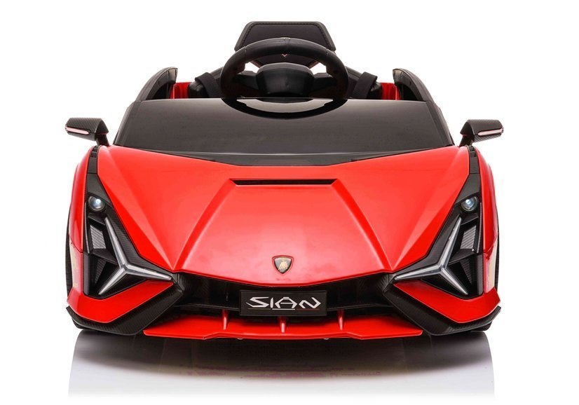 Elektriskā sporta automašīna bērniem Lamborghini Sian Red