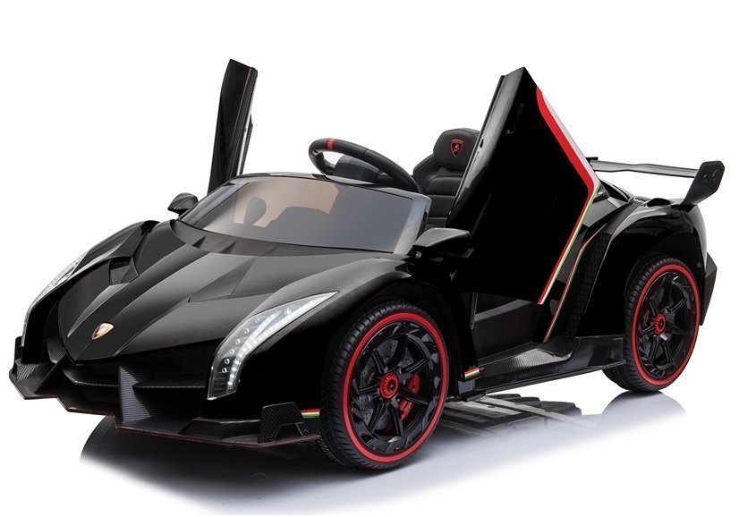 Elektriskā sporta automašīna bērniem Lamborghini Veneno Black