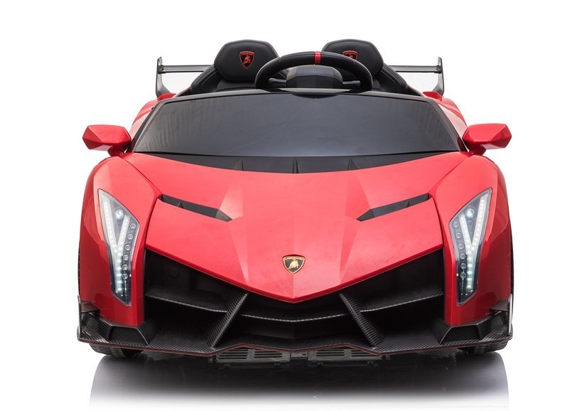 Elektriskā sporta automašīna bērniem Lamborghini Veneno Red