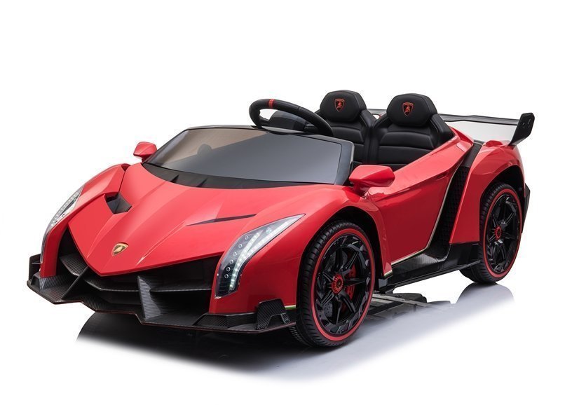 Elektriskā sporta automašīna bērniem Lamborghini Veneno Red