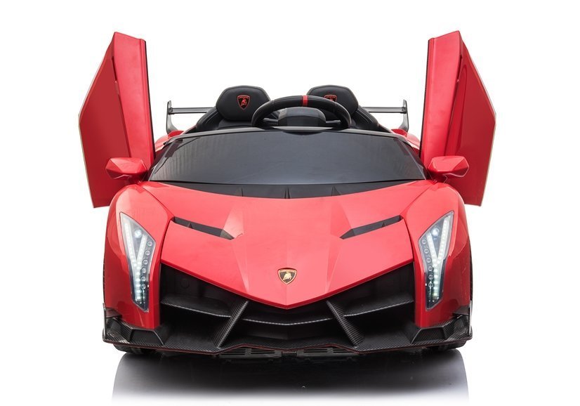 Elektriskā sporta automašīna bērniem Lamborghini Veneno Red