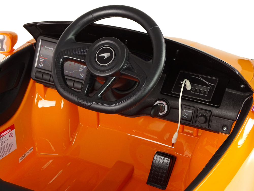 Elektriskā sporta automašīna bērniem McLaren GT 12V Orange Painted