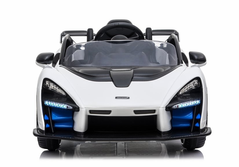 Elektriskā sporta automašīna bērniem McLaren Senna White