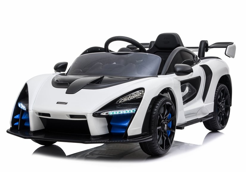 Elektriskā sporta automašīna bērniem McLaren Senna White