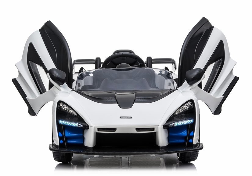 Elektriskā sporta automašīna bērniem McLaren Senna White