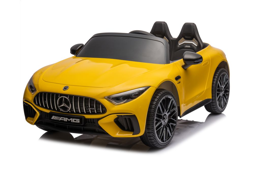 Электрический спортивный автомобиль для детей Mercedes AMG SL63 Yellow