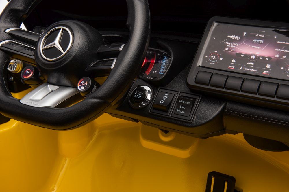 Электрический спортивный автомобиль для детей Mercedes AMG SL63 Yellow