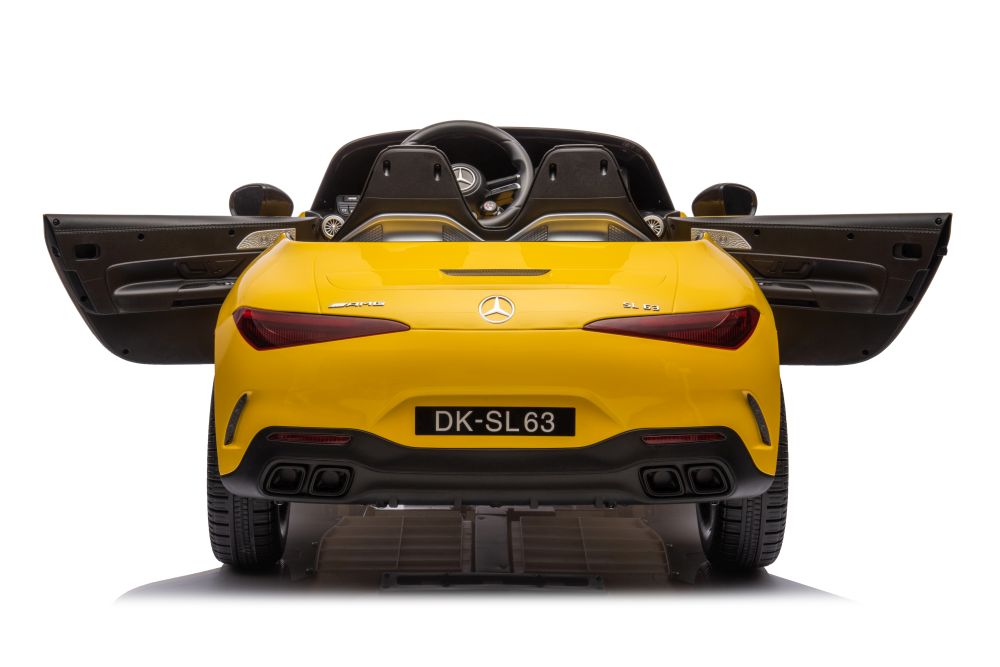 Электрический спортивный автомобиль для детей Mercedes AMG SL63 Yellow