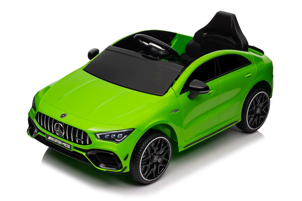 Elektriskā sporta automašīna bērniem Mercedes CLA 45s AMG Green