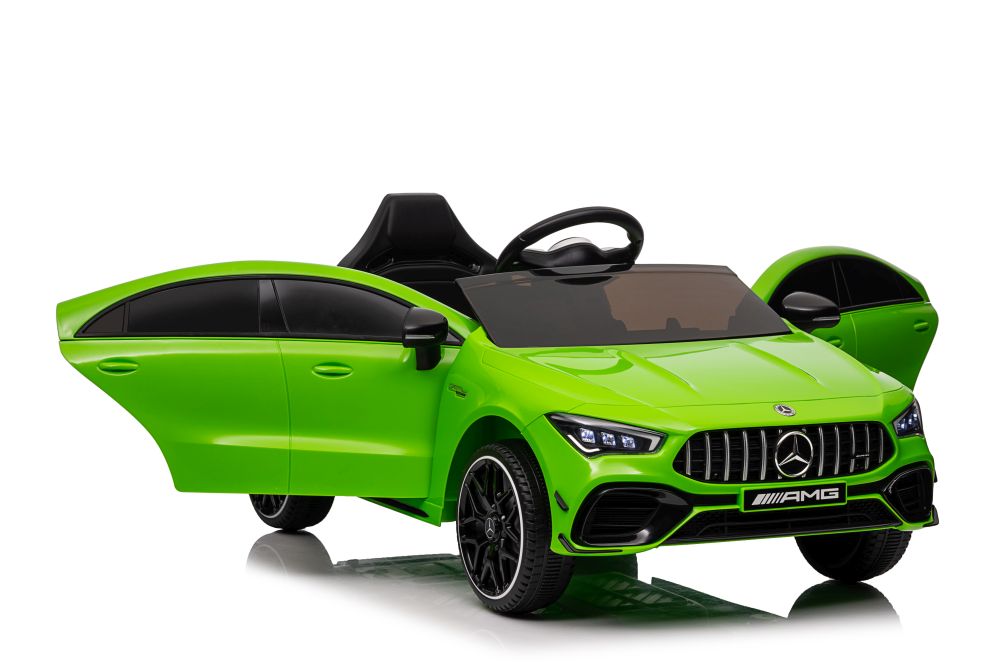 Elektriskā sporta automašīna bērniem Mercedes CLA 45s AMG Green