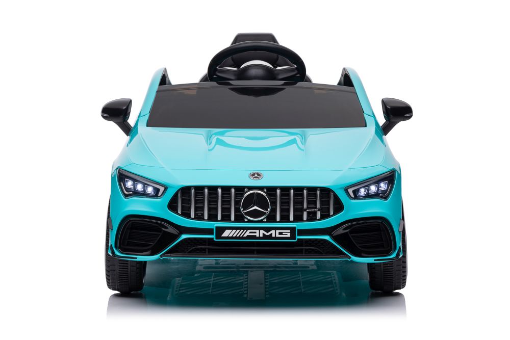 Elektriskā sporta automašīna bērniem Mercedes CLA 45s AMG Turquoise