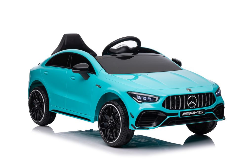 Elektriskā sporta automašīna bērniem Mercedes CLA 45s AMG Turquoise