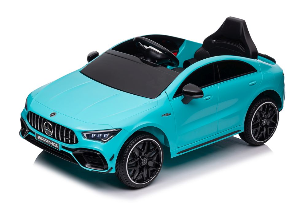 Elektriskā sporta automašīna bērniem Mercedes CLA 45s AMG Turquoise