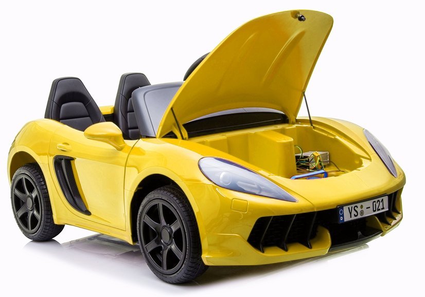 Elektriskā sporta automašīna bērniem YSA021A Yellow