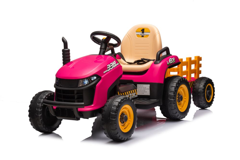 Elektriskais traktors bērniem BBH-030 Pink