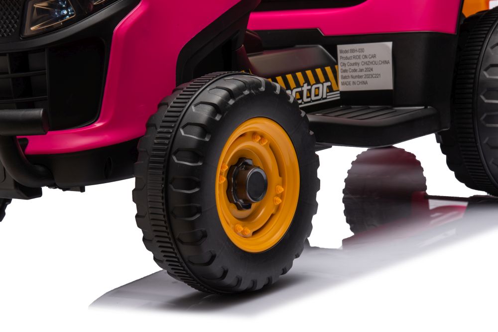 Elektriskais traktors bērniem BBH-030 Pink