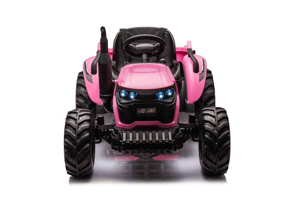 Elektriskais traktors bērniem HC-306 24V Pink