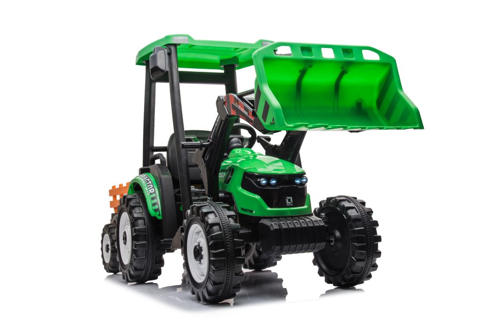 Elektriskais traktors bērniem Hercules Green 24V