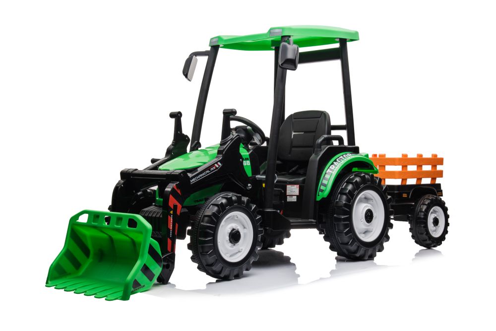 Elektriskais traktors bērniem Hercules Green 24V