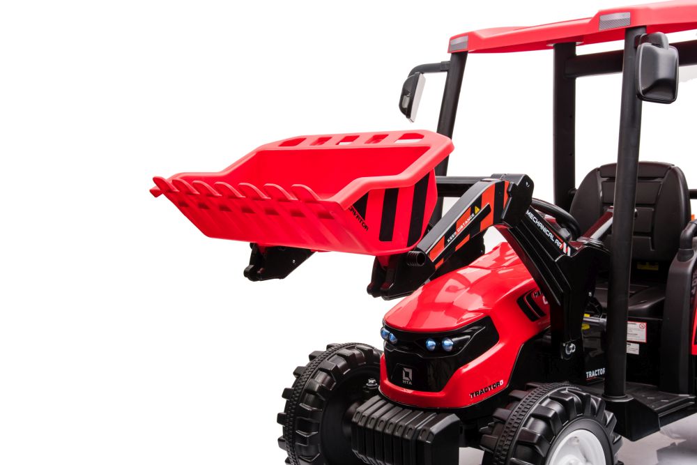 Elektriskais traktors bērniem Hercules Red