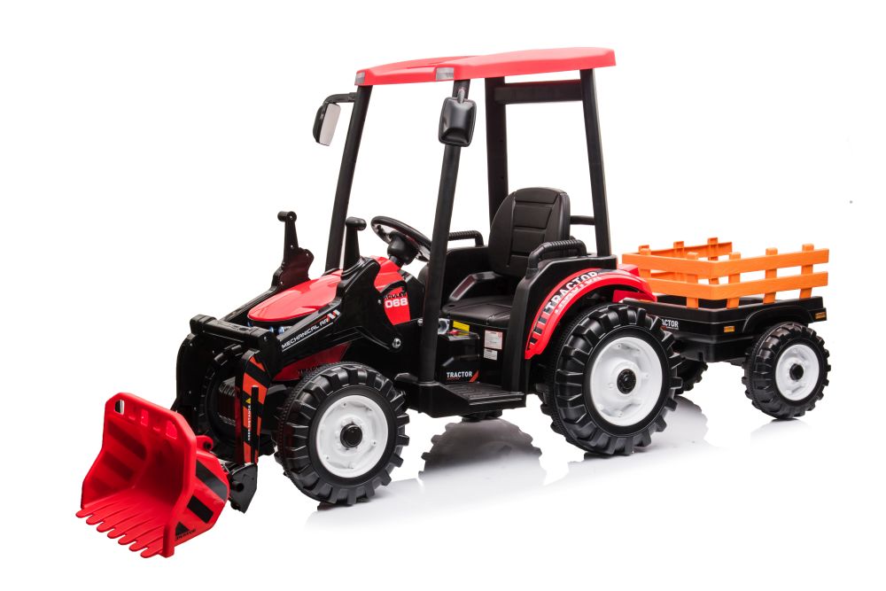 Elektriskais traktors bērniem Hercules Red