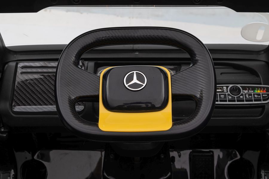 Elektriskais traktors bērniem Mercedes LCD XMX622B Yellow