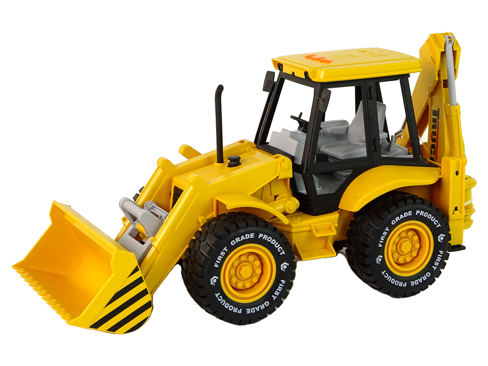 Excavator Tractor With Friction Drive Sound Yellow