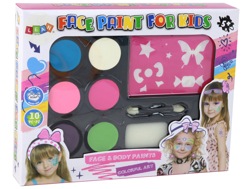 Face Painting Set For Children Paint Stencils