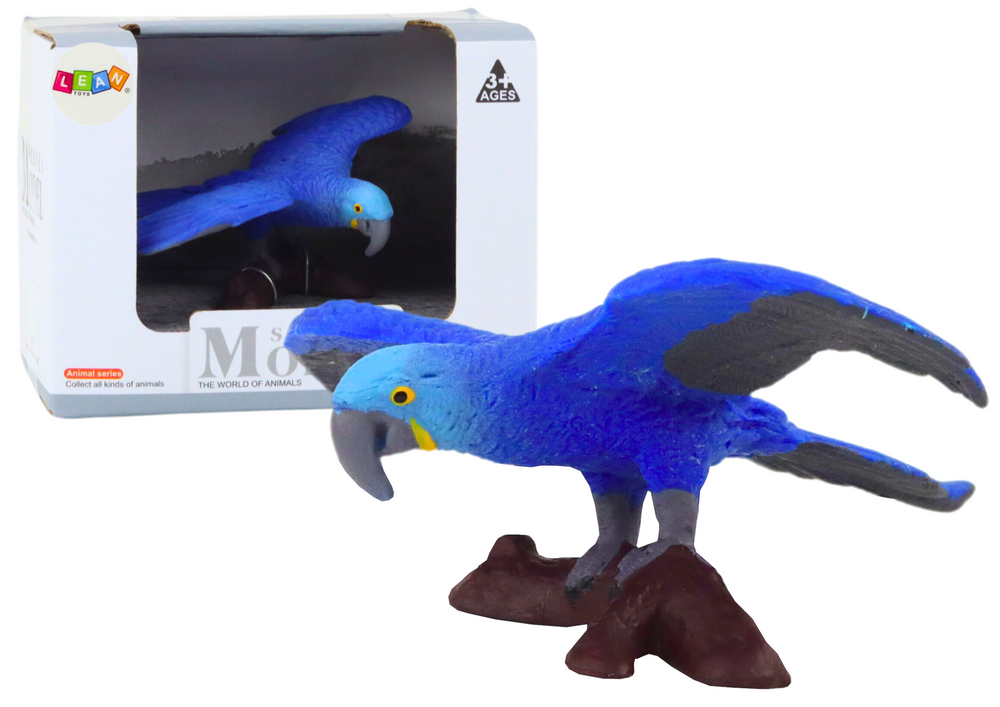 Figurine Blue Macaw Parrot Animals of the World