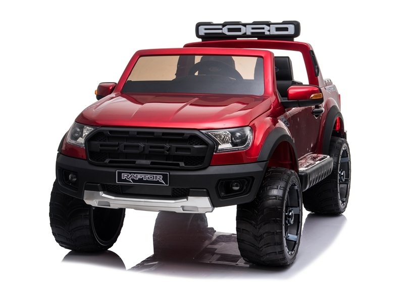 Divvietīgs bērnu elektromobilis Ford Raptor DK-F150R Red Painted