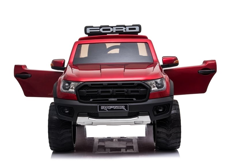 Divvietīgs bērnu elektromobilis Ford Raptor DK-F150R Red Painted