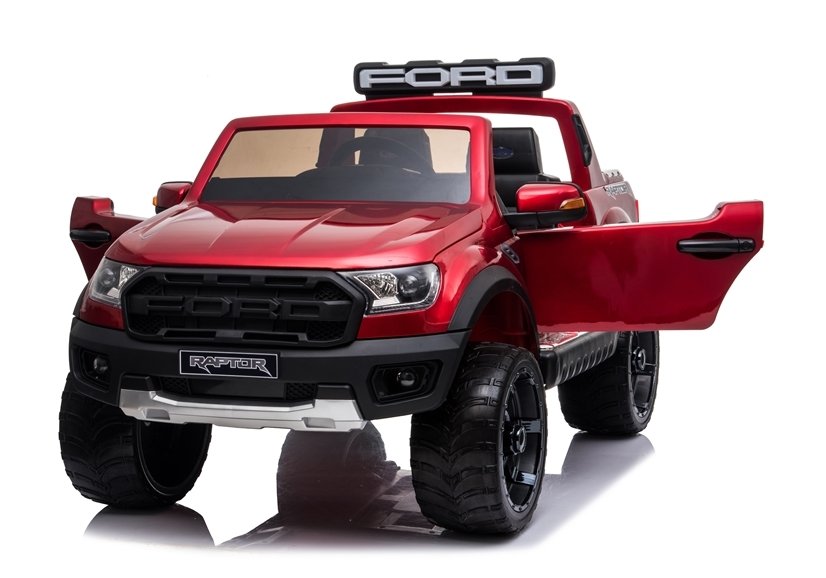 Divvietīgs bērnu elektromobilis Ford Raptor DK-F150R Red Painted