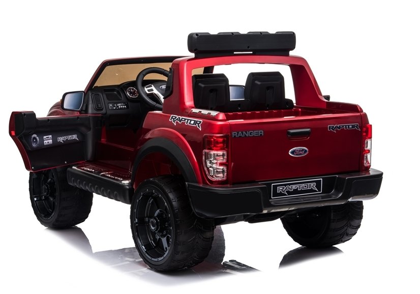 Divvietīgs bērnu elektromobilis Ford Raptor DK-F150R Red Painted