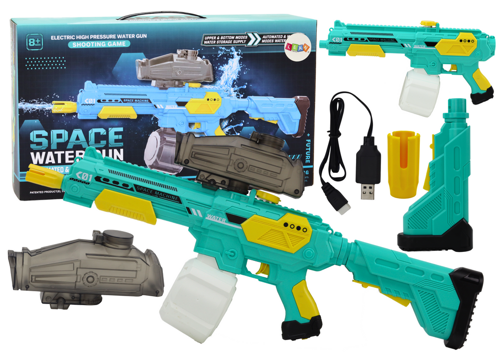 Green Automatic M416 Cordless Water Gun Rifle