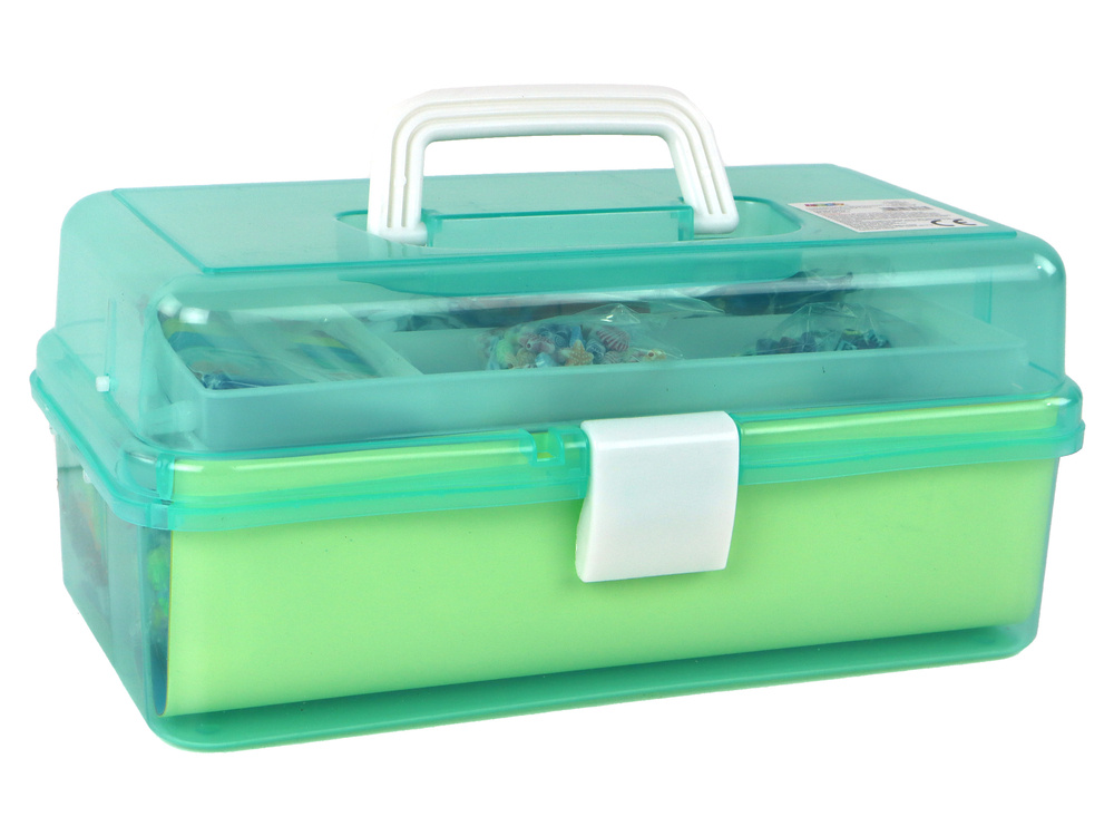 Green Expandable Suitcase Set Artistic Creative Plastic DIY