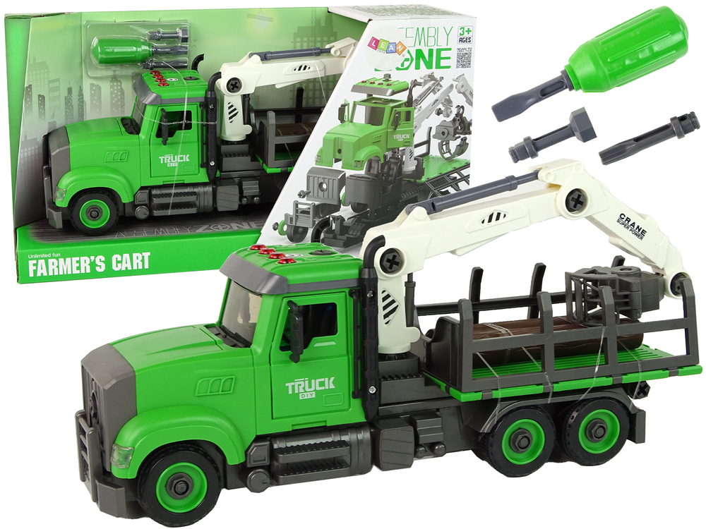 Green Timber Truck