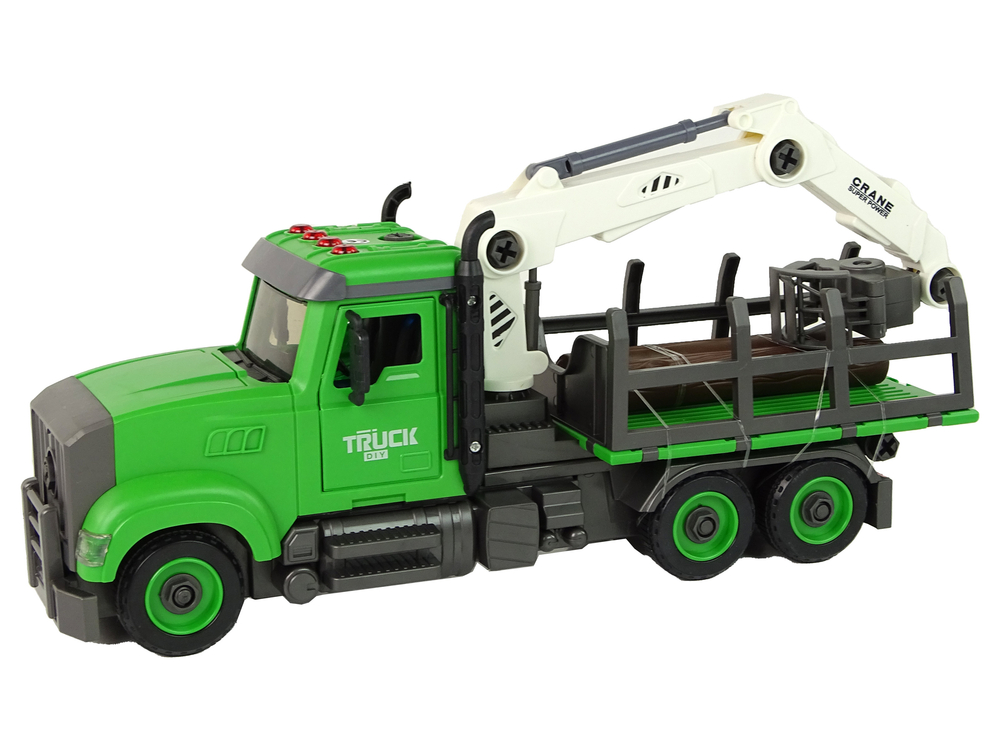 Green Timber Truck