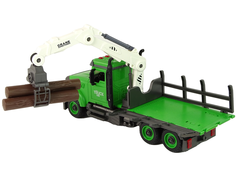 Green Timber Truck