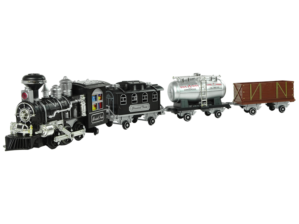 Huge Train Train Sound Sound Lights Smoke 206.5 cm x 153.5 cm