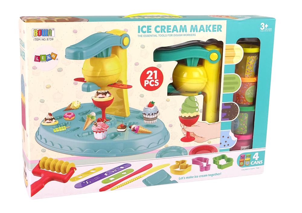 Ice Cream Parlour 21 Pieces Ice Cream & Dessert Making Set