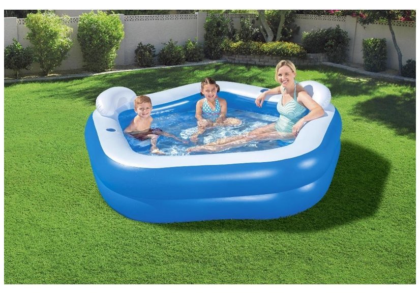 Inflatable Pentagon Pool 213 x 206 x 69 cm Bestway 54153