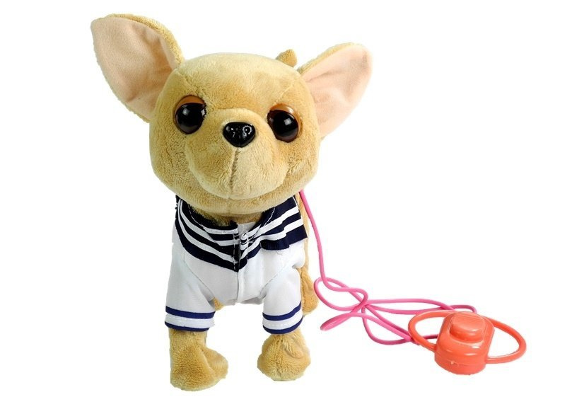 Interactive Dog On a Leash Sailor with Scarf and Accessories