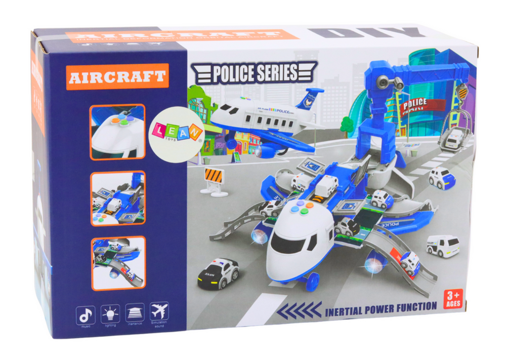 Interactive Plane To Disassemble Police Station 2in1 DIY